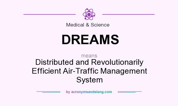 What does DREAMS mean? It stands for Distributed and Revolutionarily Efficient Air-Traffic Management System