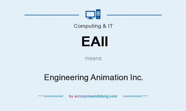 What does EAII mean? It stands for Engineering Animation Inc.