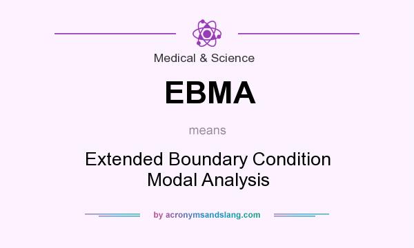 What does EBMA mean? It stands for Extended Boundary Condition Modal Analysis