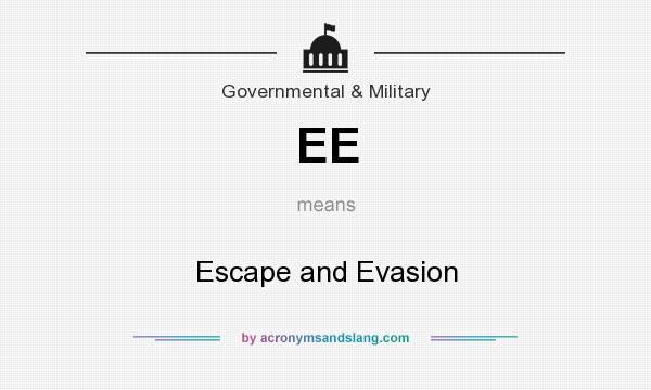 What does EE mean? It stands for Escape and Evasion