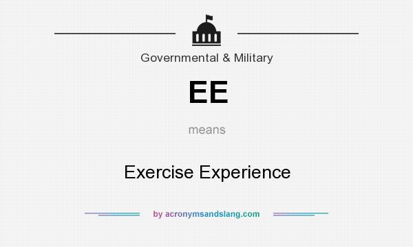 What does EE mean? It stands for Exercise Experience
