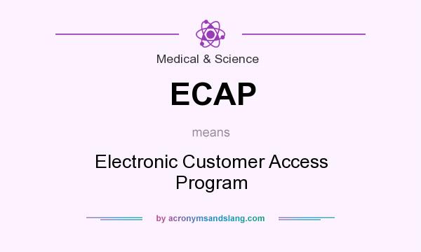 What does ECAP mean? It stands for Electronic Customer Access Program