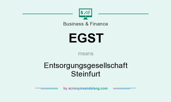 What does EGST mean? It stands for Entsorgungsgesellschaft Steinfurt