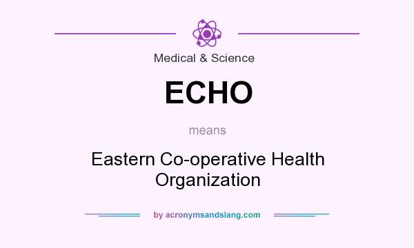 What does ECHO mean? It stands for Eastern Co-operative Health Organization