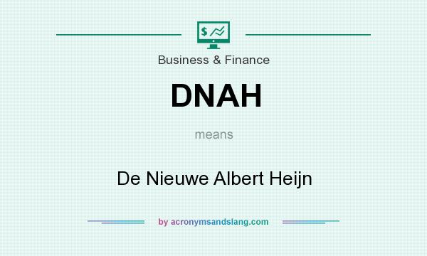 What does DNAH mean? It stands for De Nieuwe Albert Heijn