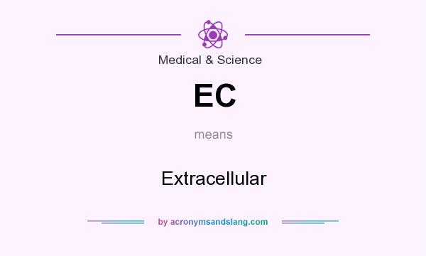 What does EC mean? It stands for Extracellular