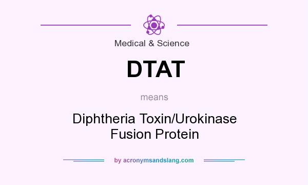What does DTAT mean? It stands for Diphtheria Toxin/Urokinase Fusion Protein