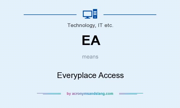 What does EA mean? It stands for Everyplace Access