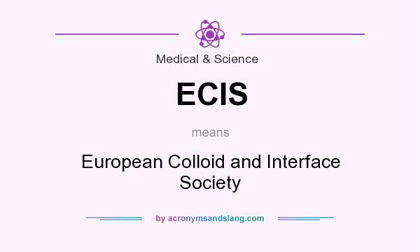 What does ECIS mean? It stands for European Colloid and Interface Society