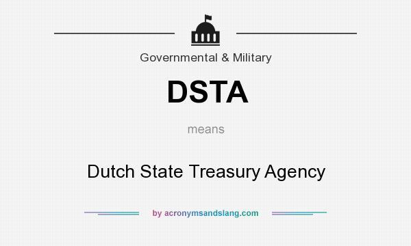 What does DSTA mean? It stands for Dutch State Treasury Agency