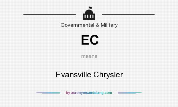 What does EC mean? It stands for Evansville Chrysler