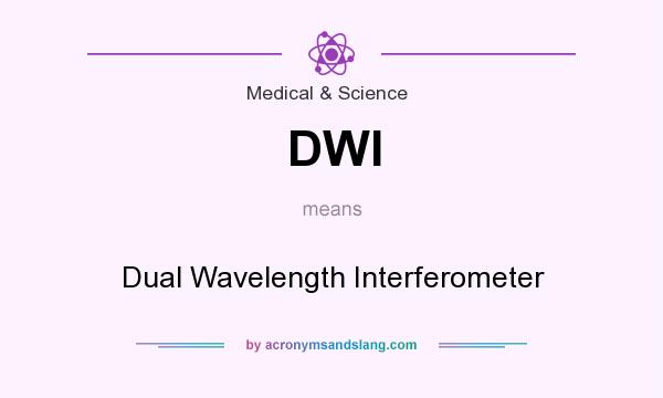What does DWI mean? It stands for Dual Wavelength Interferometer