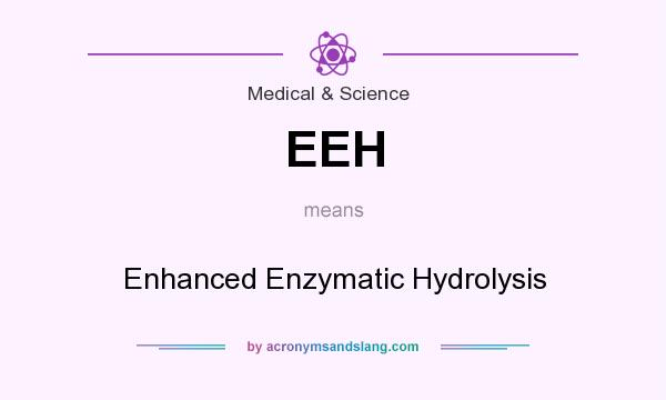 What does EEH mean? It stands for Enhanced Enzymatic Hydrolysis