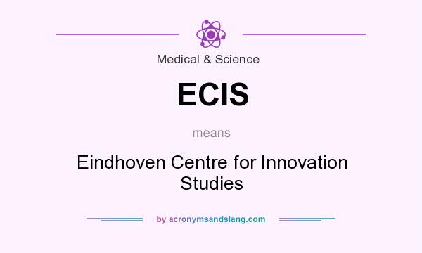 What does ECIS mean? It stands for Eindhoven Centre for Innovation Studies