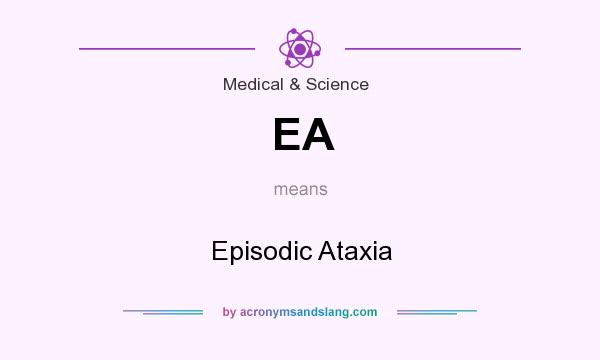 What does EA mean? It stands for Episodic Ataxia