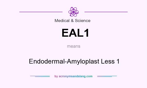 What does EAL1 mean? It stands for Endodermal-Amyloplast Less 1