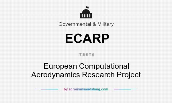 What does ECARP mean? It stands for European Computational Aerodynamics Research Project