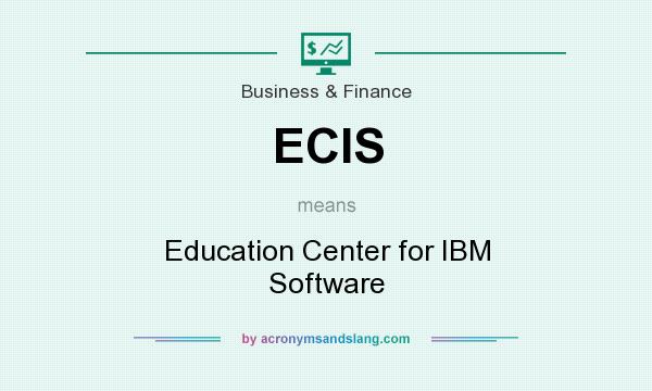 What does ECIS mean? It stands for Education Center for IBM Software