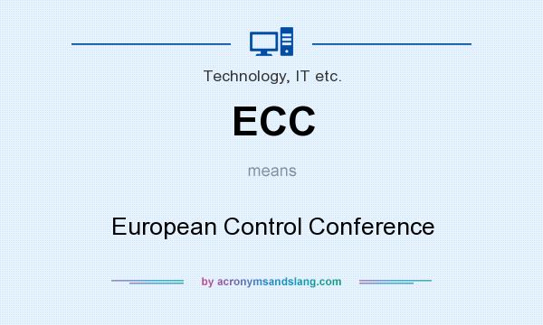 What does ECC mean? It stands for European Control Conference