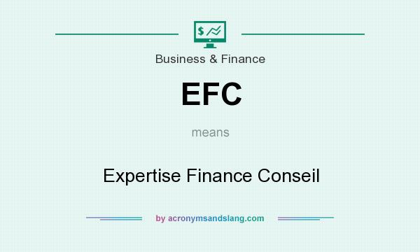 What does EFC mean? It stands for Expertise Finance Conseil