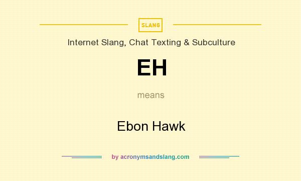 What does EH mean? It stands for Ebon Hawk