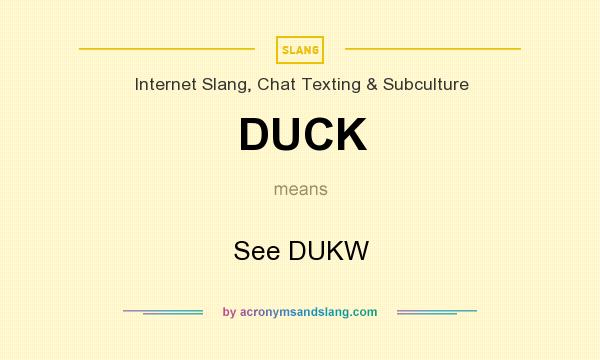 What does DUCK mean? It stands for See DUKW