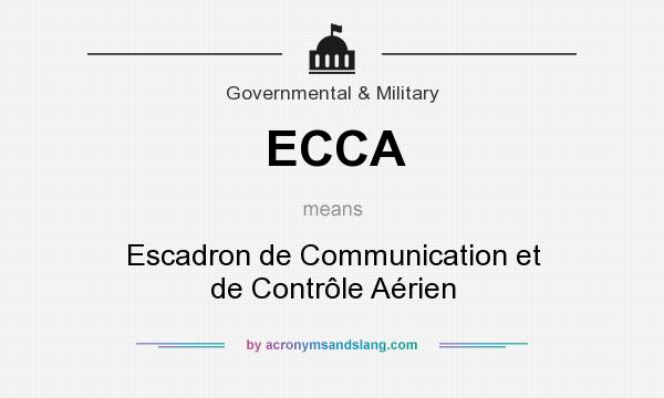 What does ECCA mean? It stands for Escadron de Communication et de Contrôle Aérien