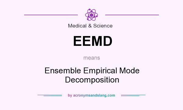 What does EEMD mean? It stands for Ensemble Empirical Mode Decomposition