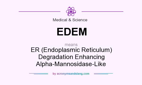 What does EDEM mean? It stands for ER (Endoplasmic Reticulum) Degradation Enhancing Alpha-Mannosidase-Like