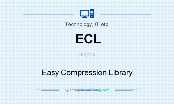 What does ECL mean? It stands for Easy Compression Library