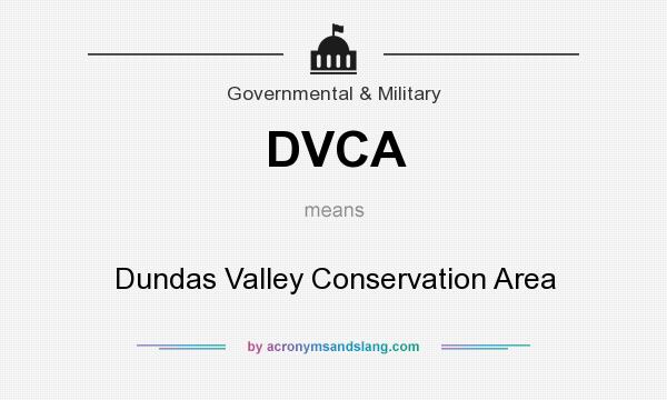What does DVCA mean? It stands for Dundas Valley Conservation Area