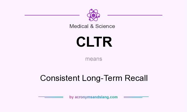 What does CLTR mean? It stands for Consistent Long-Term Recall
