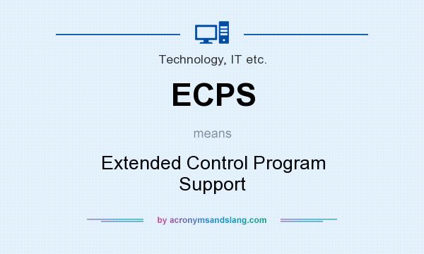 What does ECPS mean? It stands for Extended Control Program Support