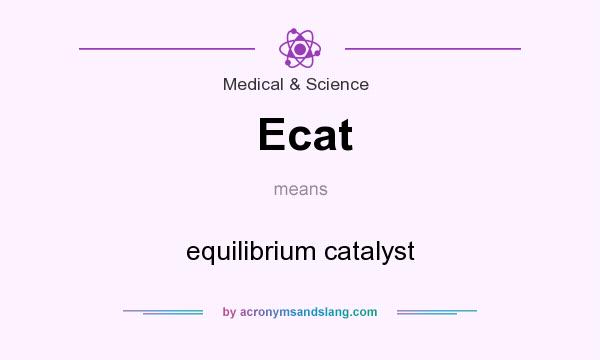 What does Ecat mean? It stands for equilibrium catalyst