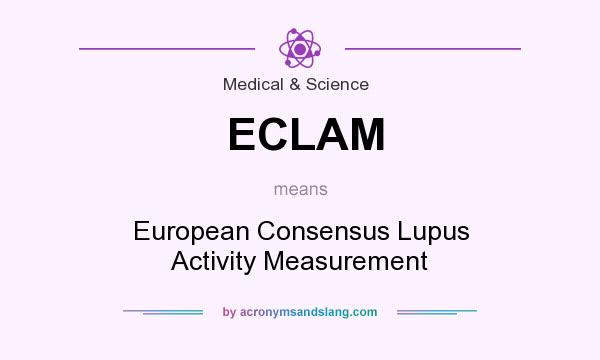 What does ECLAM mean? It stands for European Consensus Lupus Activity Measurement
