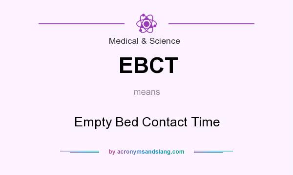 What does EBCT mean? It stands for Empty Bed Contact Time