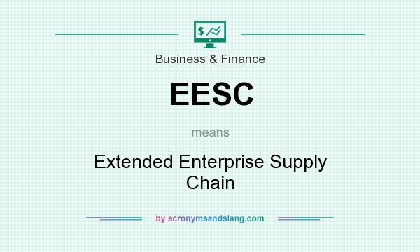 What does EESC mean? It stands for Extended Enterprise Supply Chain