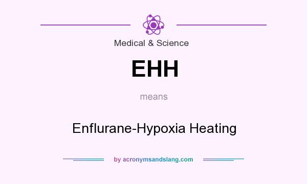 What does EHH mean? It stands for Enflurane-Hypoxia Heating