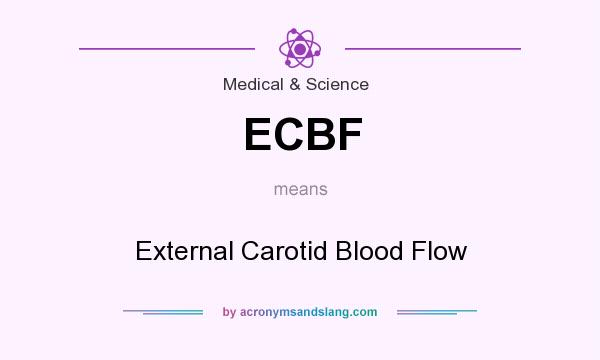 What does ECBF mean? It stands for External Carotid Blood Flow
