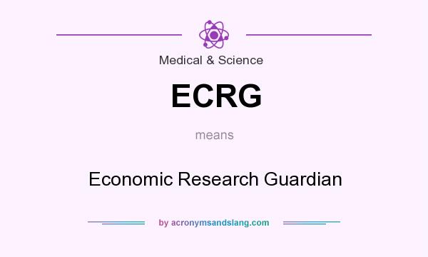 What does ECRG mean? It stands for Economic Research Guardian