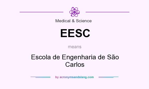 What does EESC mean? It stands for Escola de Engenharia de São Carlos