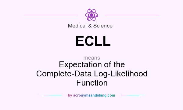 What does ECLL mean? It stands for Expectation of the Complete-Data Log-Likelihood Function