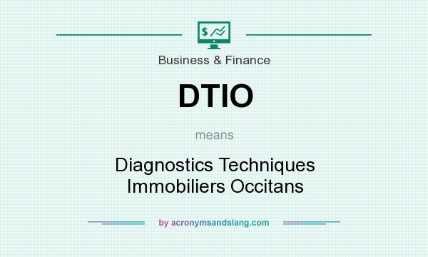 What does DTIO mean? It stands for Diagnostics Techniques Immobiliers Occitans