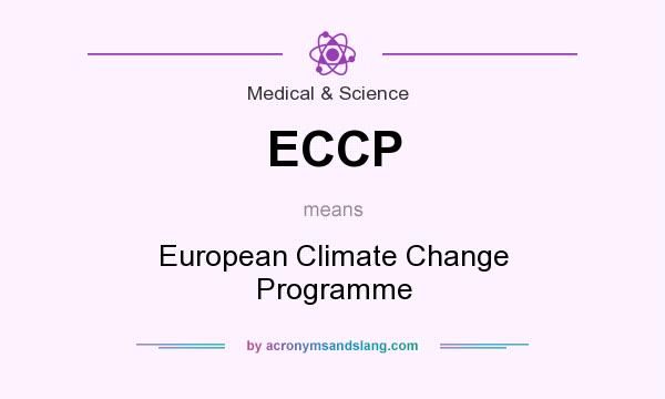 What does ECCP mean? It stands for European Climate Change Programme