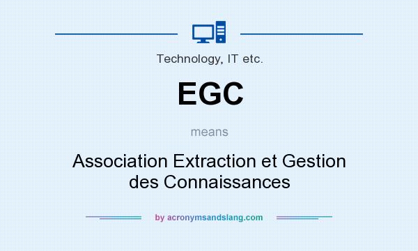 What does EGC mean? It stands for Association Extraction et Gestion des Connaissances