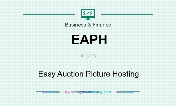 What does EAPH mean? It stands for Easy Auction Picture Hosting