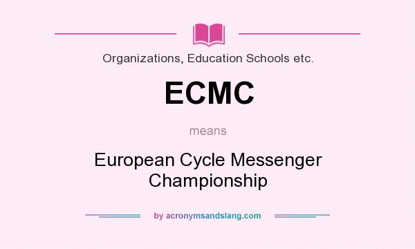 What does ECMC mean? It stands for European Cycle Messenger Championship