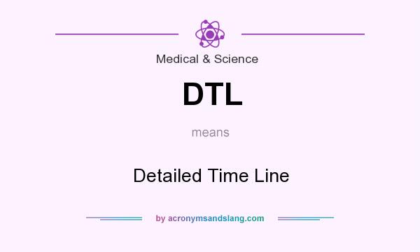 What does DTL mean? It stands for Detailed Time Line