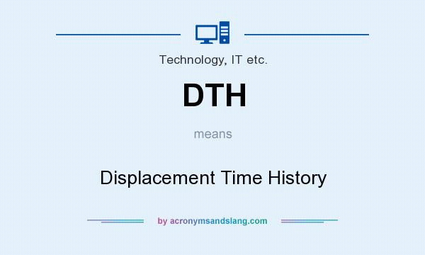 What does DTH mean? It stands for Displacement Time History