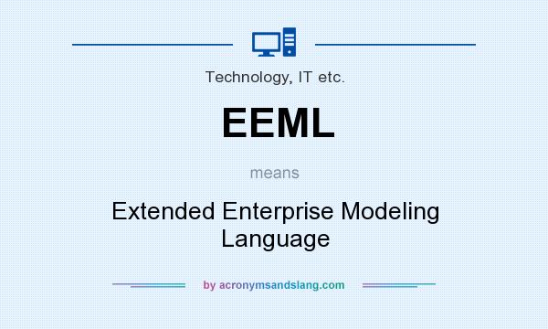 What does EEML mean? It stands for Extended Enterprise Modeling Language